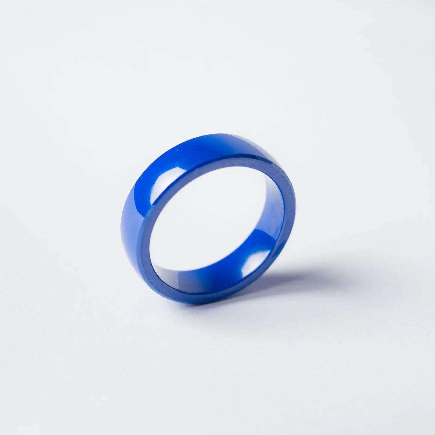 Blue NEBULA - Glossy Blue Ceramic ring NAYAR